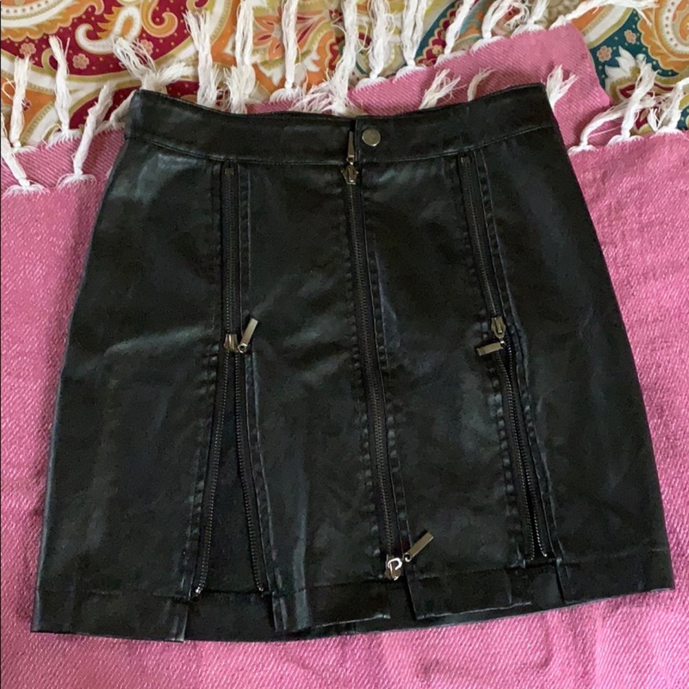 Leather Skirt